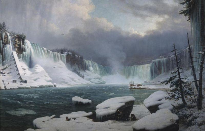 Hippolyte Sebron les chutes du Niagara china oil painting image